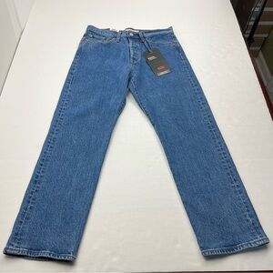 Levi’s Premium Denim Wedgie Straight Jean Womens Size 28 x 26 Blue High Rise NEW